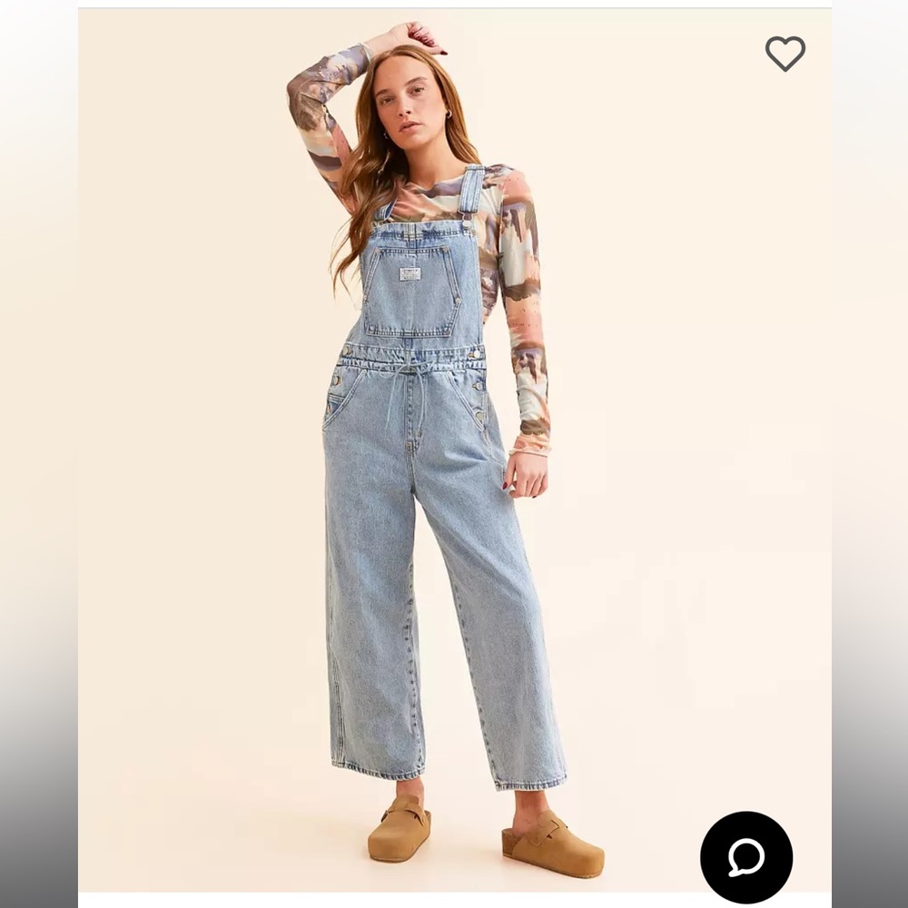 Levi’s Apron Straight Leg Overall Size Small